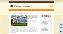Desktop Screenshot of country-living.net