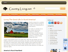 Tablet Screenshot of country-living.net